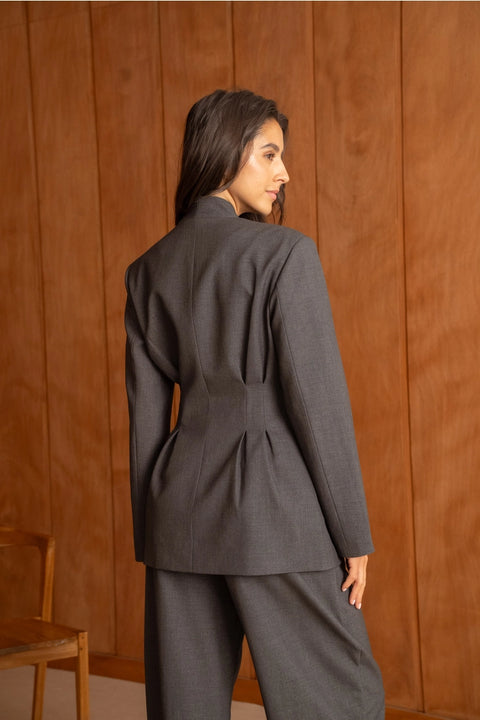 Ori Belted Peplum Jacket