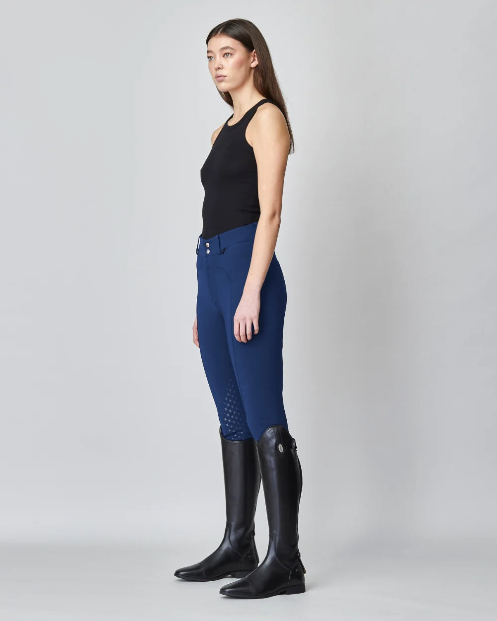High-Rise Compression Breeches Navy-Breeches-Yagya-Navy-XXS-Urbanheer