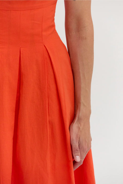 Valerie Bustier Fit and Flare Dress