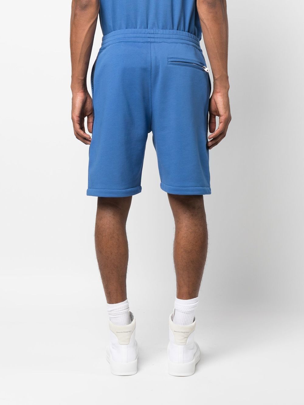 Alexander McQueen logo-tape jersey shorts-Short trousers-Alexander Mcqueen-M-Urbanheer