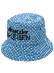 Alexander McQueen Hats Blue-Scarves Hats & Gloves-Alexander Mcqueen-M-Urbanheer