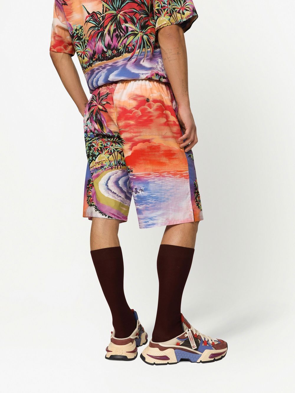 Dolce & Gabbana graphic-print bermuda shorts-Short trousers-Dolce & Gabbana-48-Urbanheer
