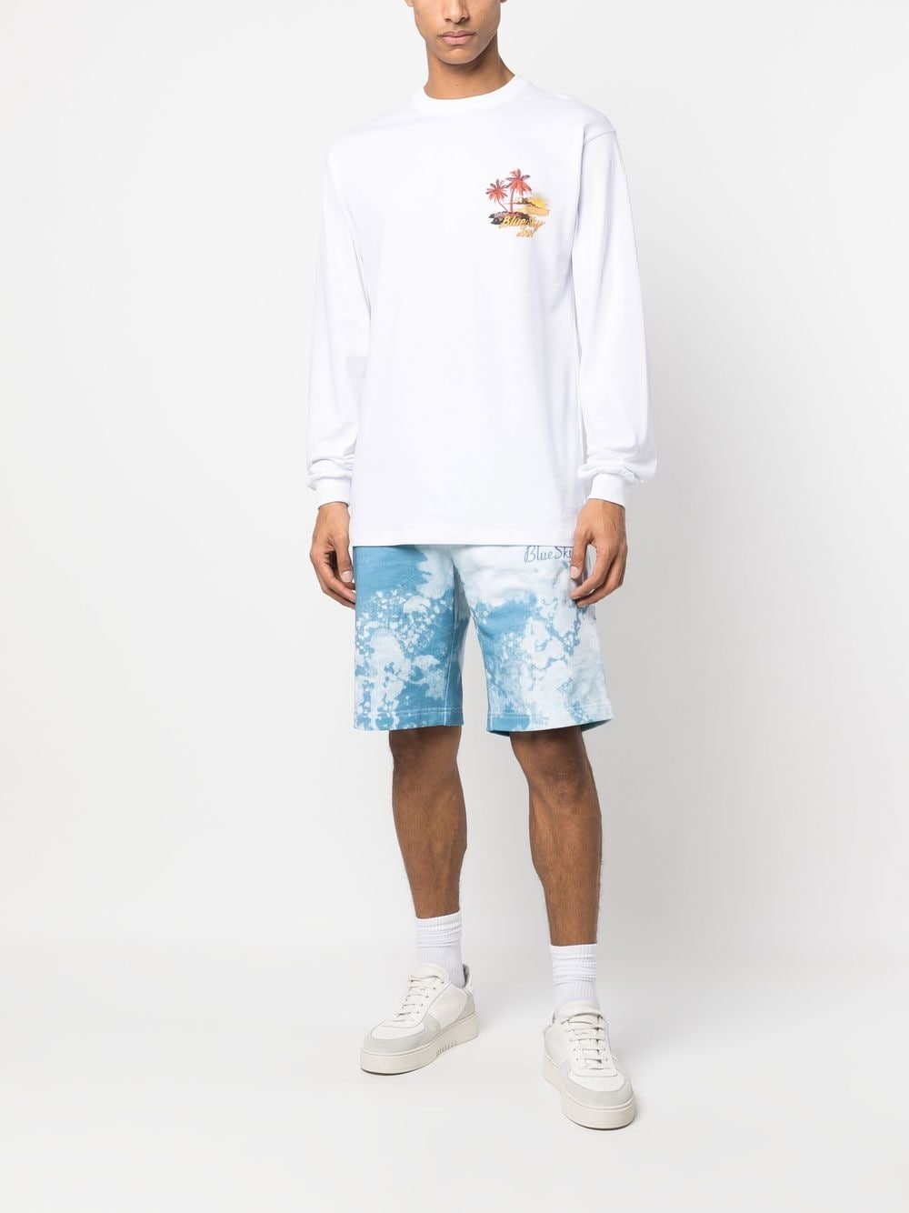 BLUE SKY INN Shorts Clear Blue-Short trousers-Blue Sky Inn-M-Urbanheer