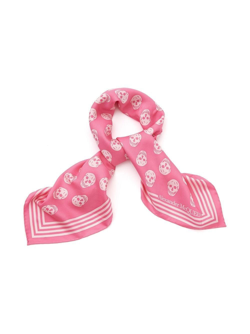 Alexander McQueen Scarfs Pink-Scarves Hats & Gloves-Alexander Mcqueen-UNI-Urbanheer