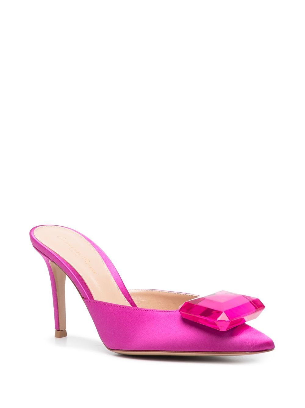 Gianvito Rossi With Heel Fuchsia-Medium Heel-Gianvito Rossi-36.5-Urbanheer