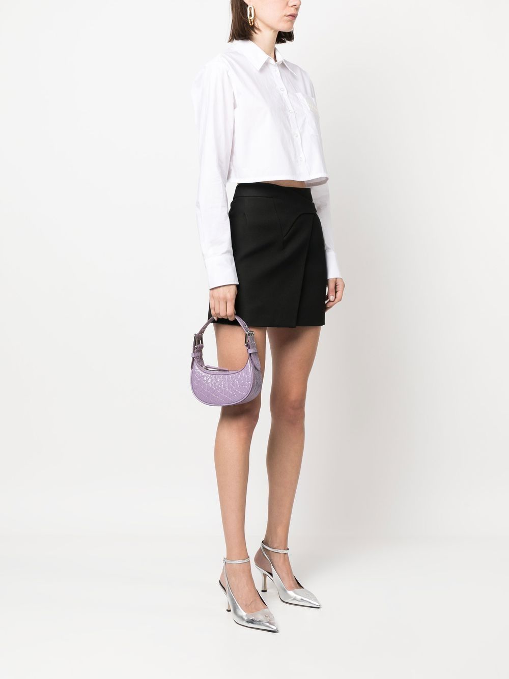 By Far Pre By Far mini Soho crocodile-effect shoulder bag-Shoulder-By Far Pre-UNI-Urbanheer