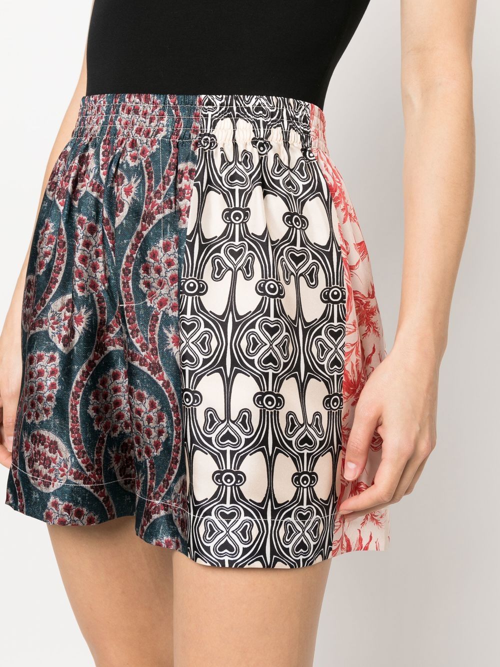 Erika Cavallini Semi-Couture Shorts MultiColour-Short trousers-Erika Cavallini Semi-Couture-38-Urbanheer