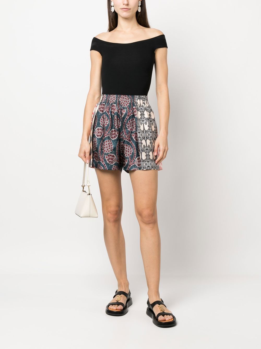 Erika Cavallini Semi-Couture Shorts MultiColour-Short trousers-Erika Cavallini Semi-Couture-38-Urbanheer