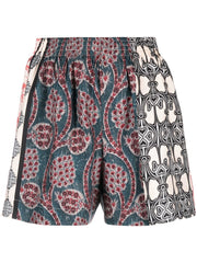Erika Cavallini Semi-Couture Shorts MultiColour-Short trousers-Erika Cavallini Semi-Couture-38-Urbanheer