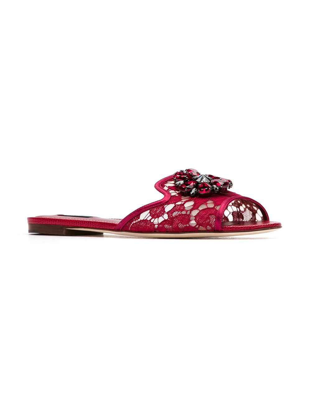 Dolce & Gabbana Rainbow Lace brooch-detail sandals-Sandals-Dolce & Gabbana-35-Urbanheer