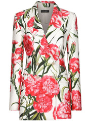 Dolce & Gabbana floral print double-breasted blazer-Jackets-Dolce & Gabbana-42-Urbanheer