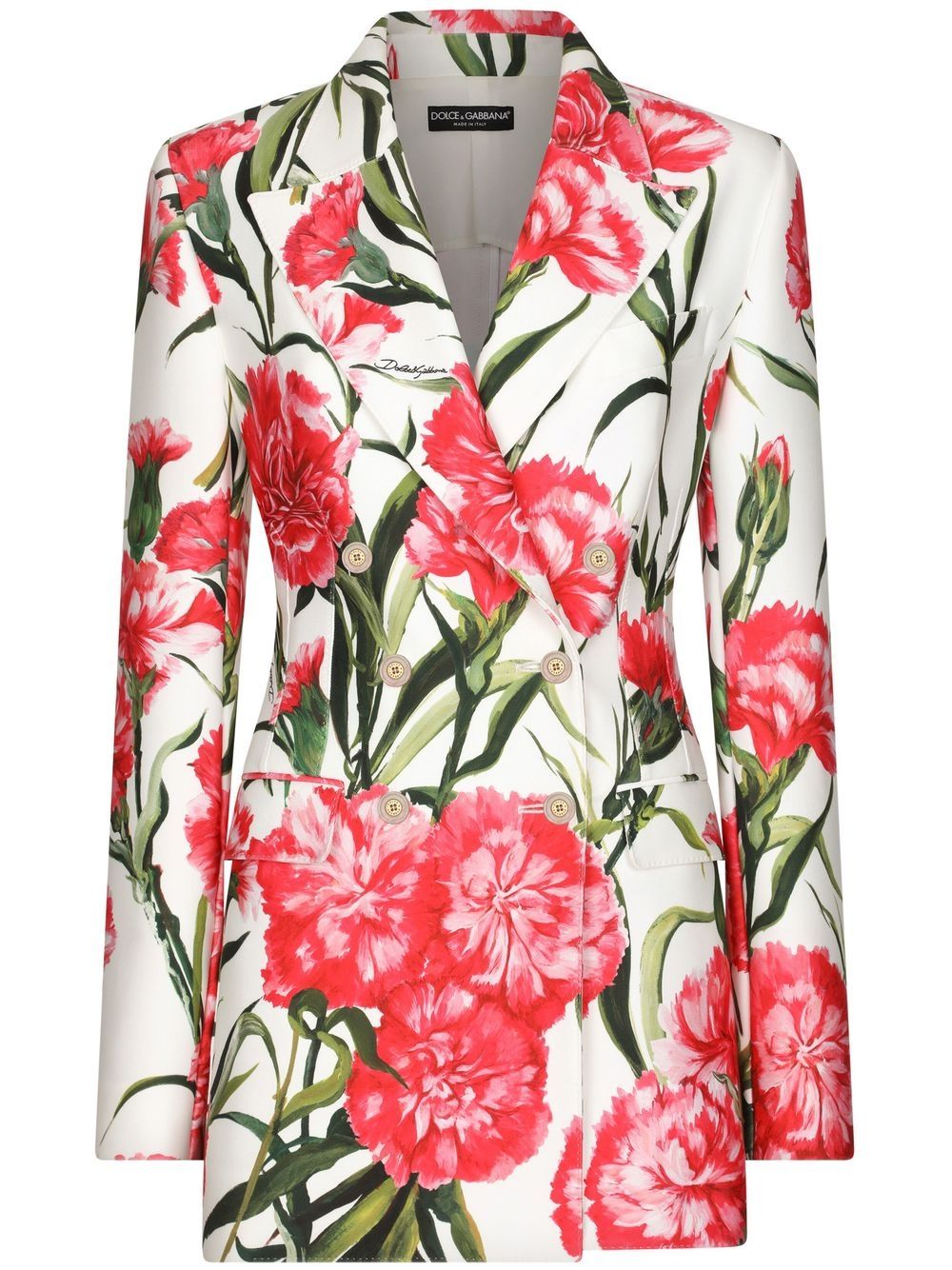 Dolce & Gabbana floral print double-breasted blazer-Jackets-Dolce & Gabbana-42-Urbanheer
