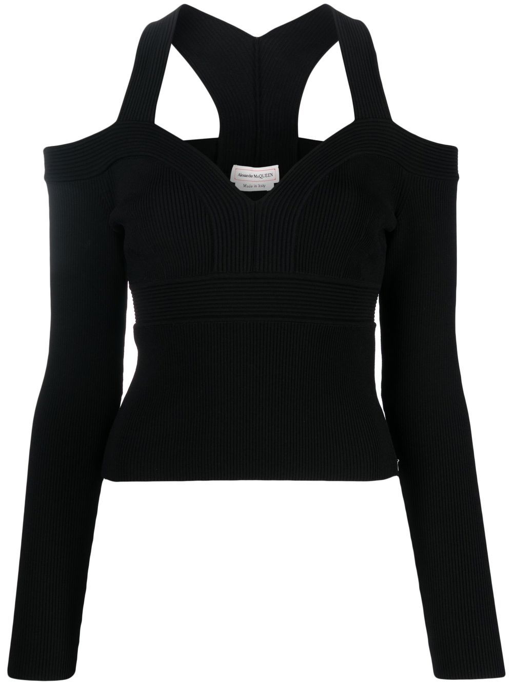 Alexander McQueen Top Black-Topwear-Alexander Mcqueen-L-Urbanheer