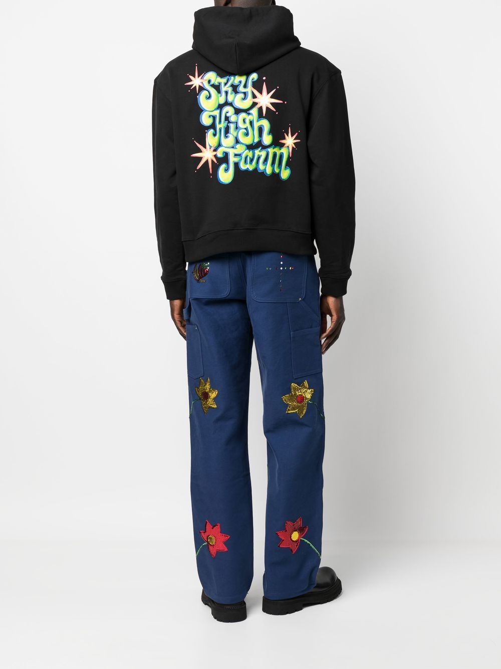 SKY HIGH FARM WORKWEAR Sweaters Black-Topwear-Sky High Farm Workwear-L-Urbanheer