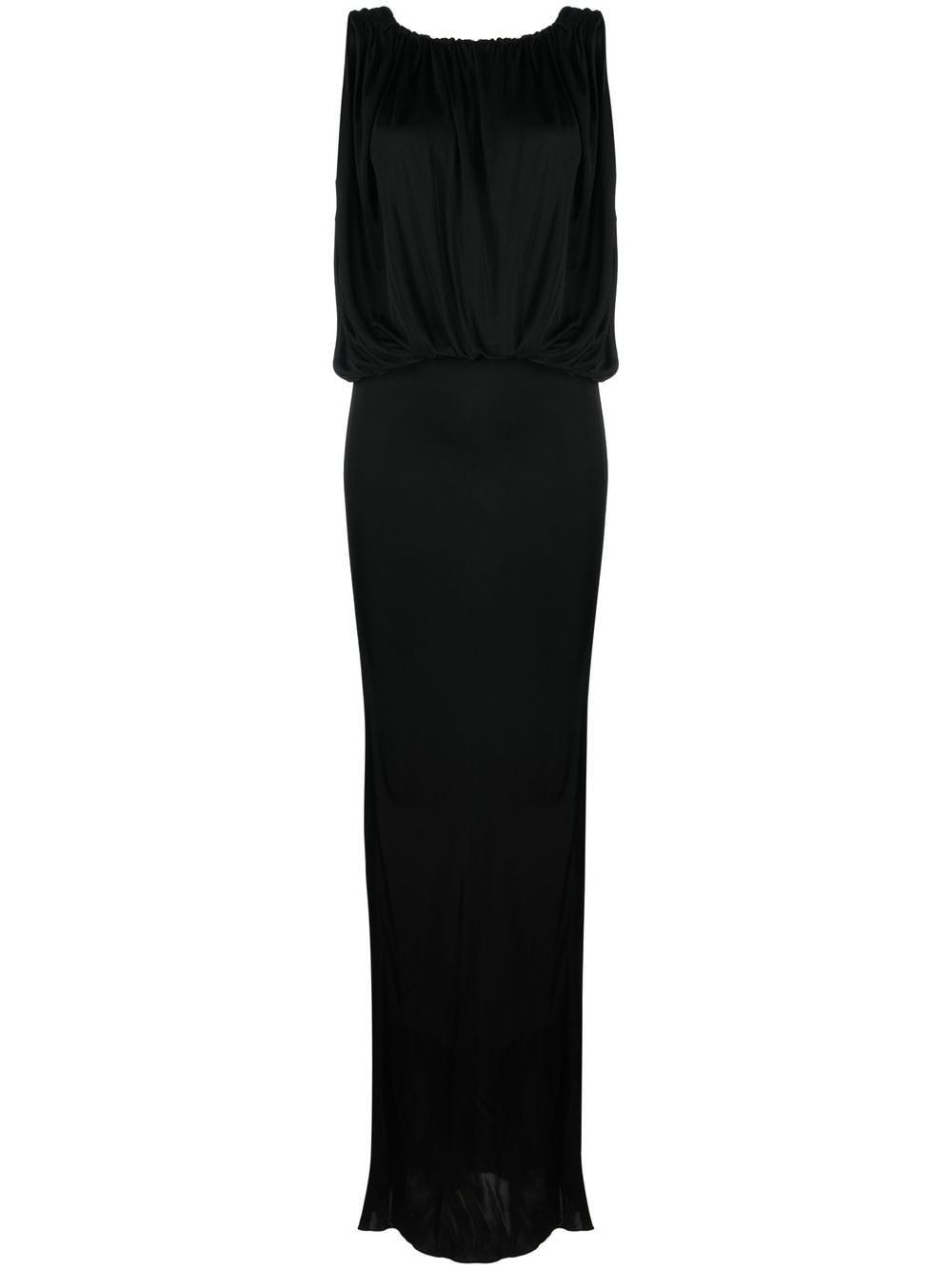 Saint Laurent draped sleeveless jersey dress-Dresses-Saint Laurent-36-Urbanheer