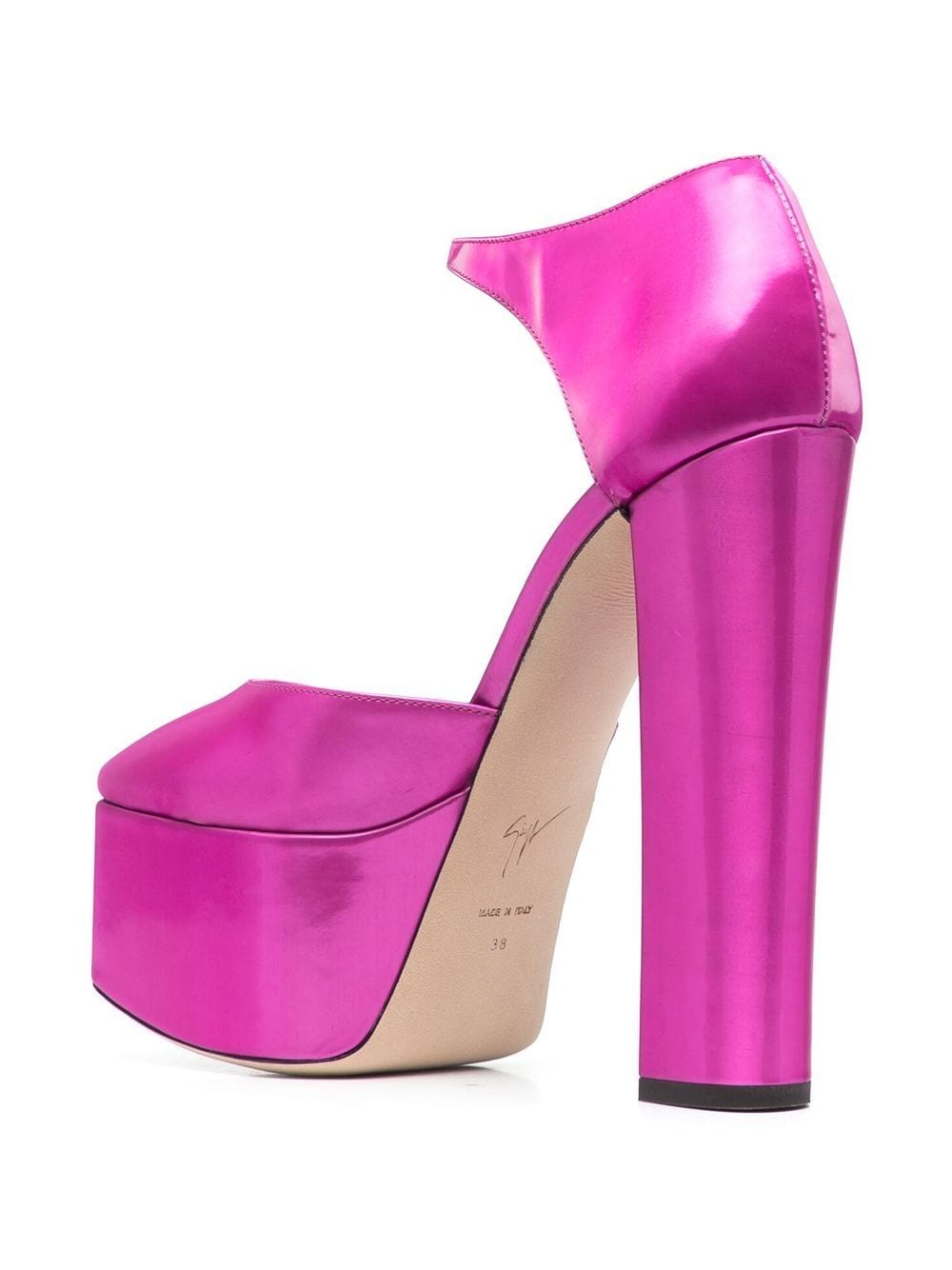 Giuseppe Zanotti With Heel Fuchsia-High Heel-Giuseppe Zanotti-38-Urbanheer