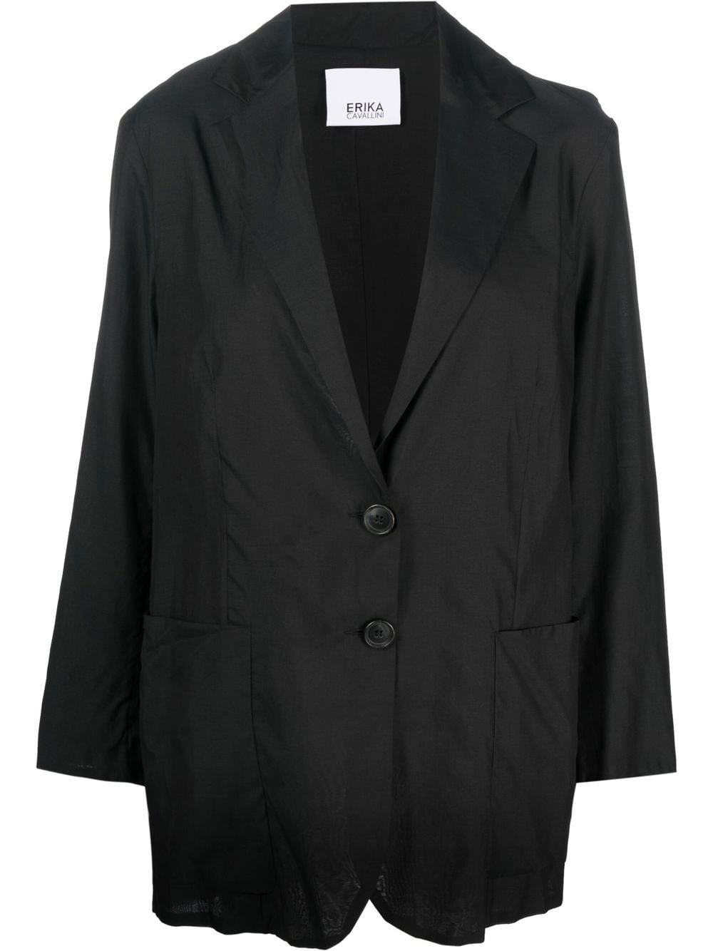 Erika Cavallini Semi-Couture Jackets Black-Jackets-Erika Cavallini Semi-Couture-M-Urbanheer