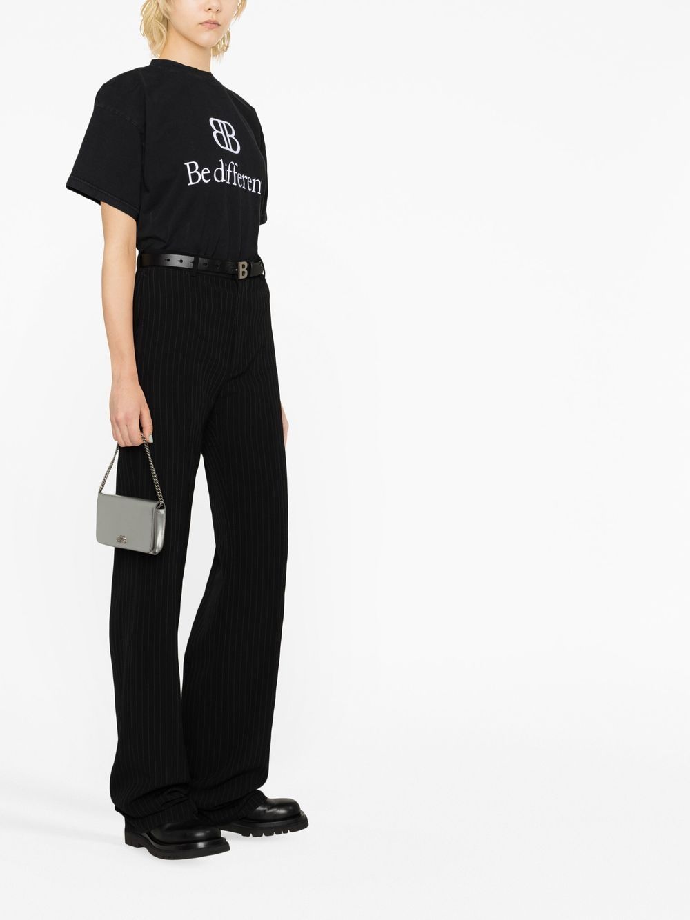 Balenciaga pinstripe straight-leg trousers-Trousers-Balenciaga-40-Urbanheer