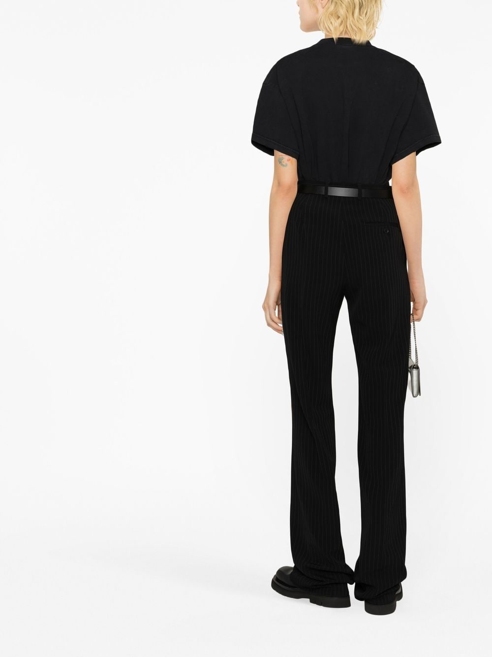 Balenciaga pinstripe straight-leg trousers-Trousers-Balenciaga-40-Urbanheer
