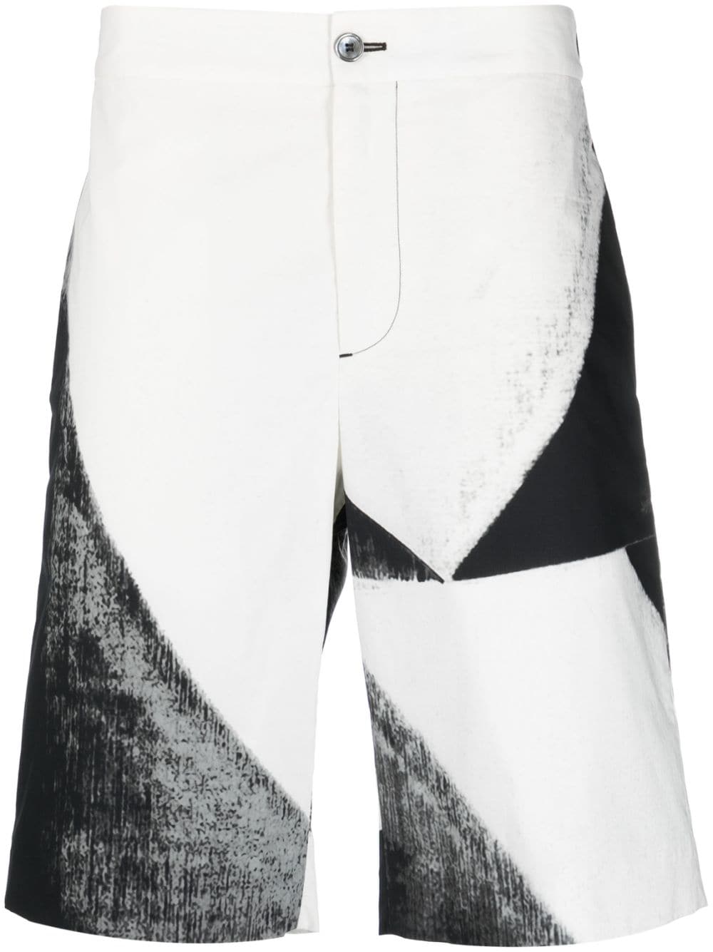 Alexander McQueen abstract-print cotton bermuda shorts-Short trousers-Alexander Mcqueen-46-Urbanheer