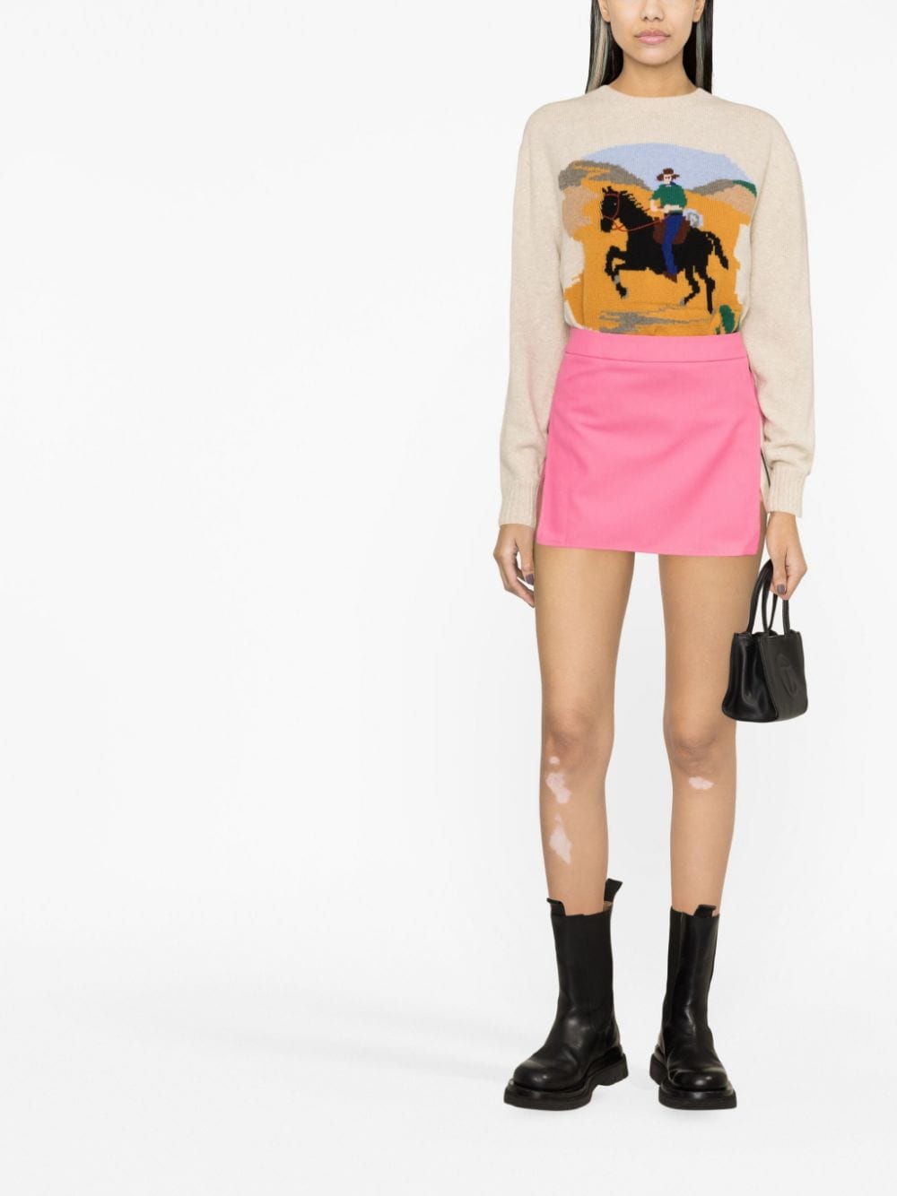 Palm Angels Skirts Fuchsia-Skirts-Palm Angels-M-Urbanheer