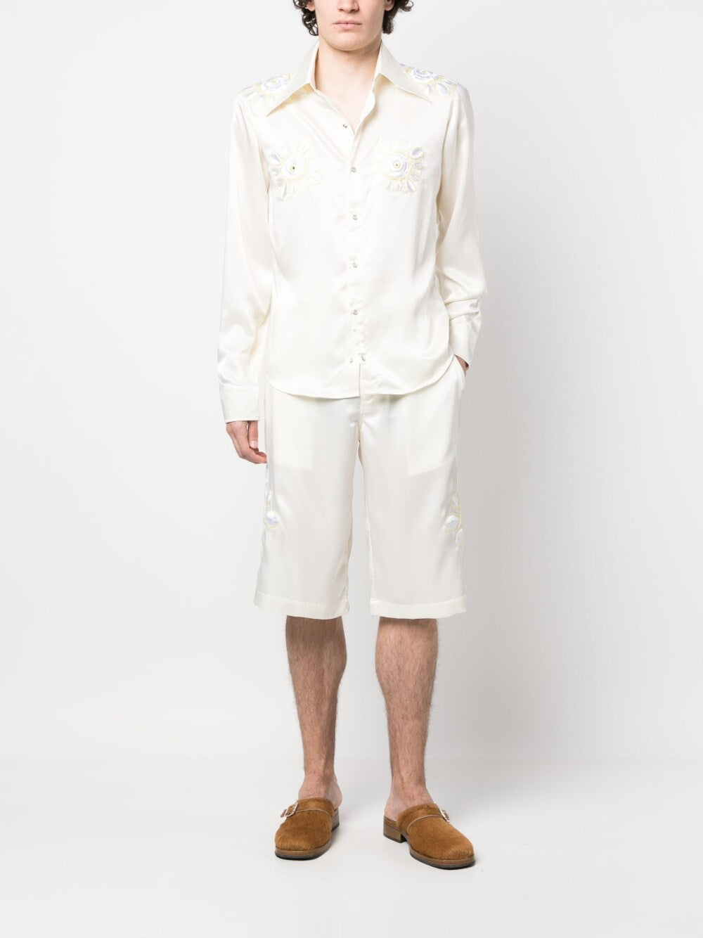 BLUEMARBLE Shorts White-Short trousers-Bluemarble-L-Urbanheer