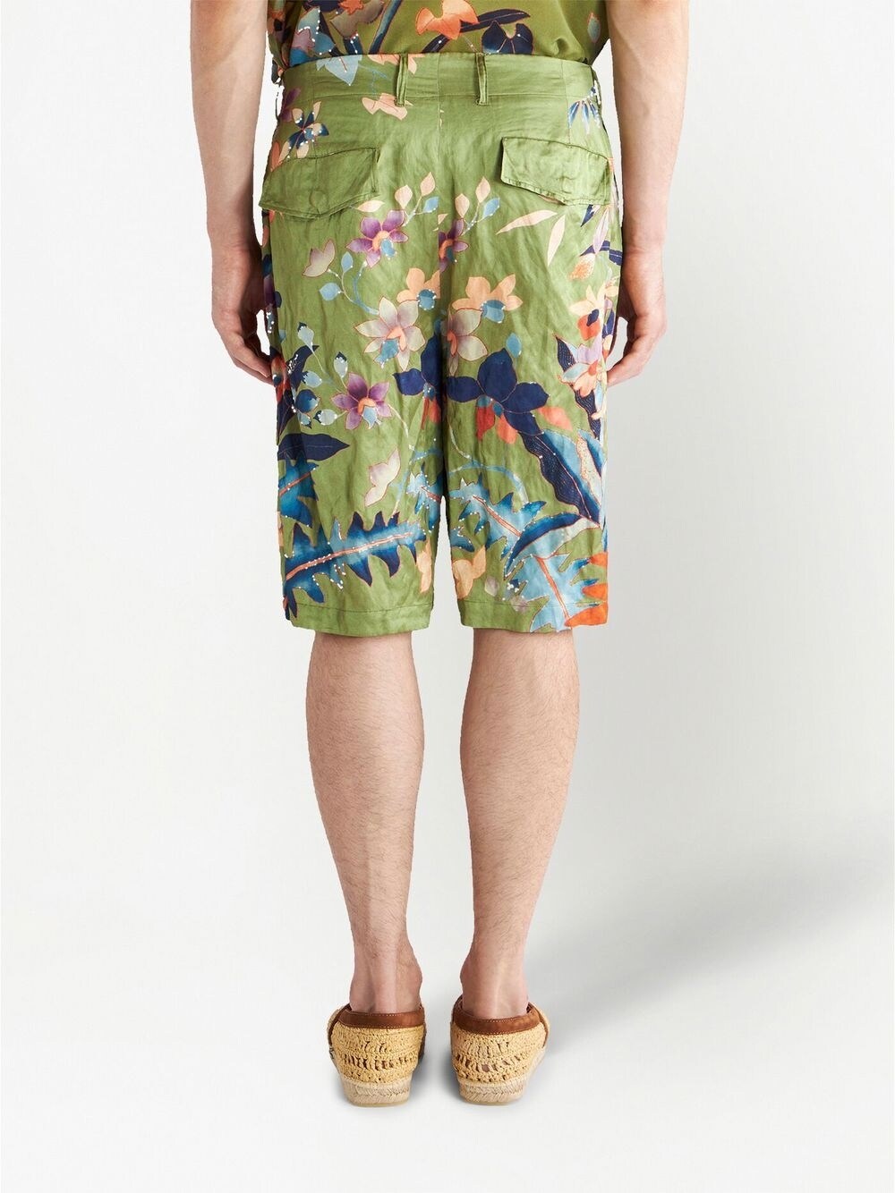 Etro Shorts Green-Short trousers-Etro-46-Urbanheer