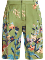 Etro Shorts Green-Short trousers-Etro-46-Urbanheer