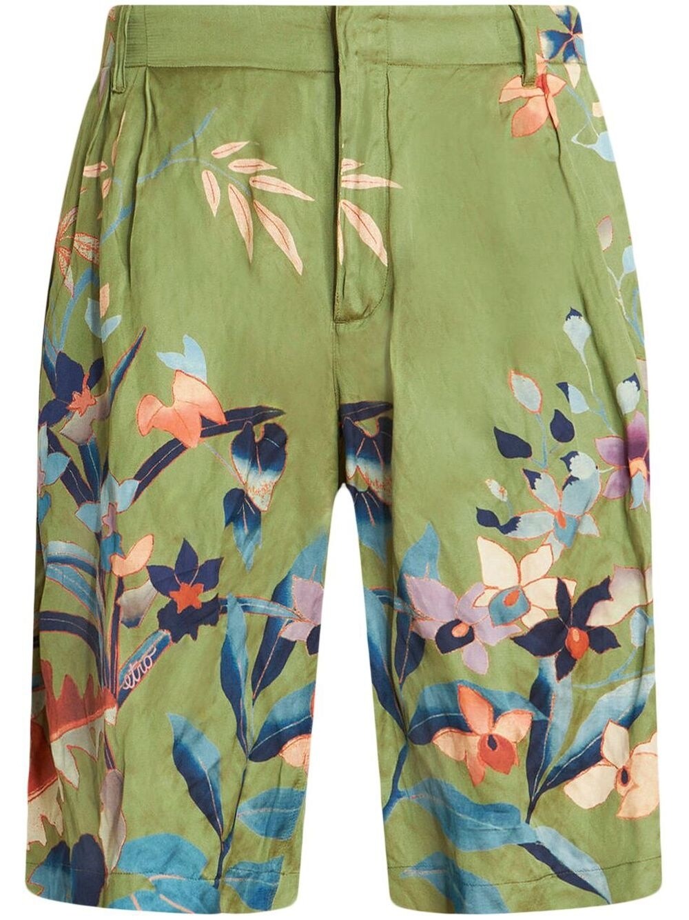 Etro Shorts Green-Short trousers-Etro-46-Urbanheer
