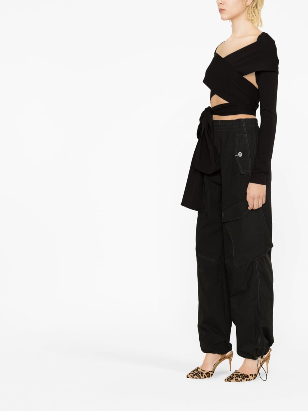 Dolce & Gabbana cut-out Wrap Top-Topwear-Dolce & Gabbana-42-Urbanheer