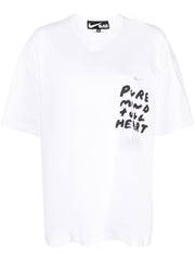 Comme des Garcons T-shirts and Polos White-Topwear-Comme Des Garcons-L-Urbanheer