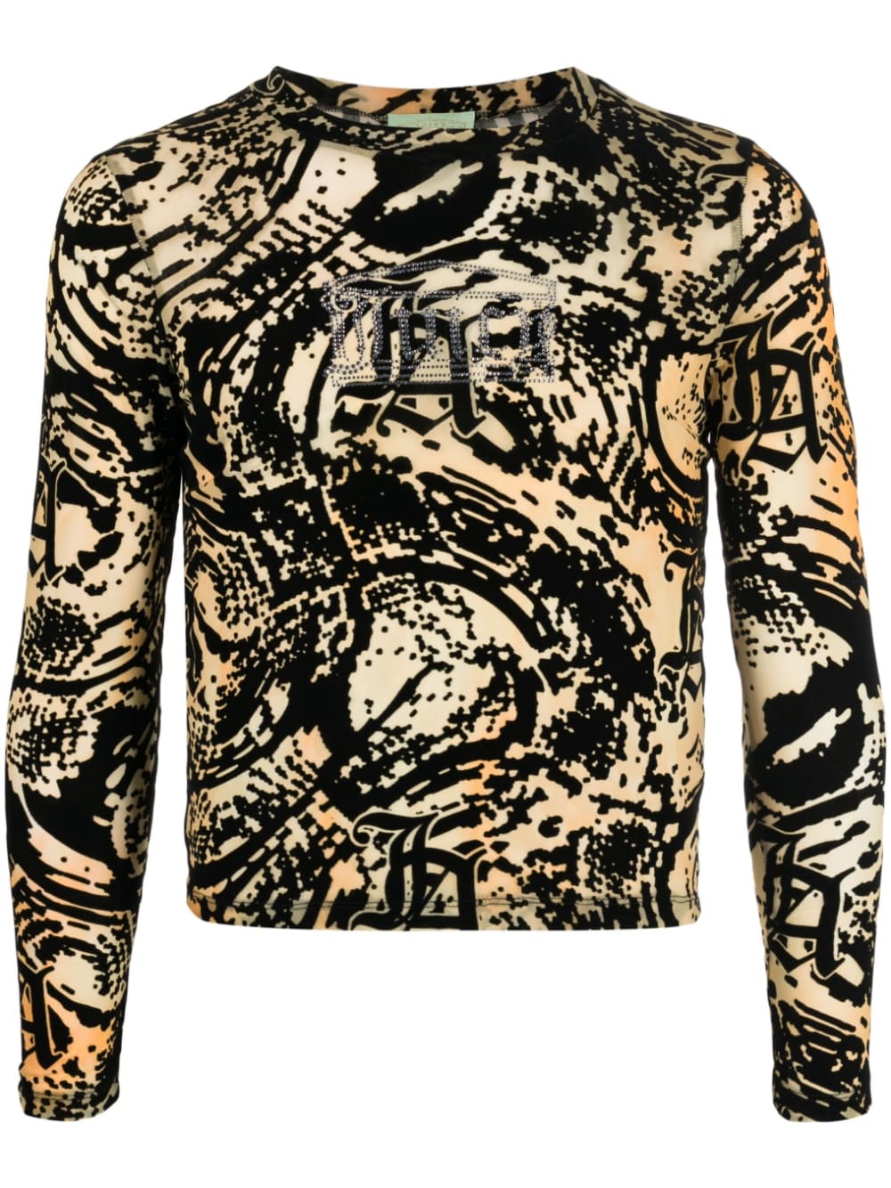 ARIES CAPSULE Top Yellow-Topwear-Aries Capsule-S-Urbanheer