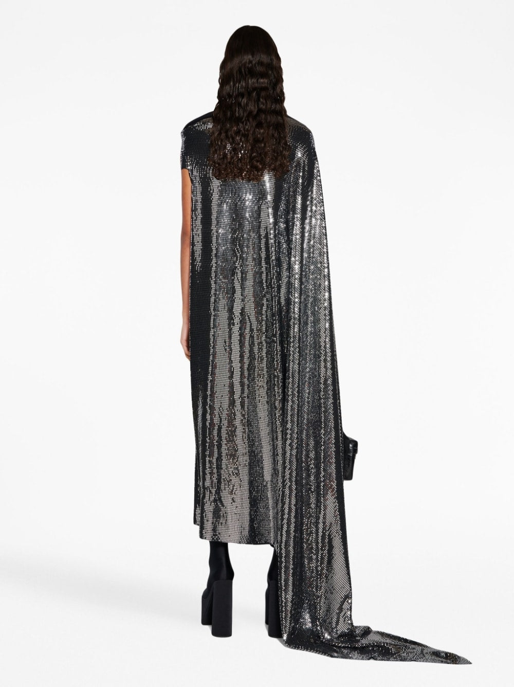 Balenciaga Metallic Effect Midi Dress-Dresses-Balenciaga-38-Urbanheer