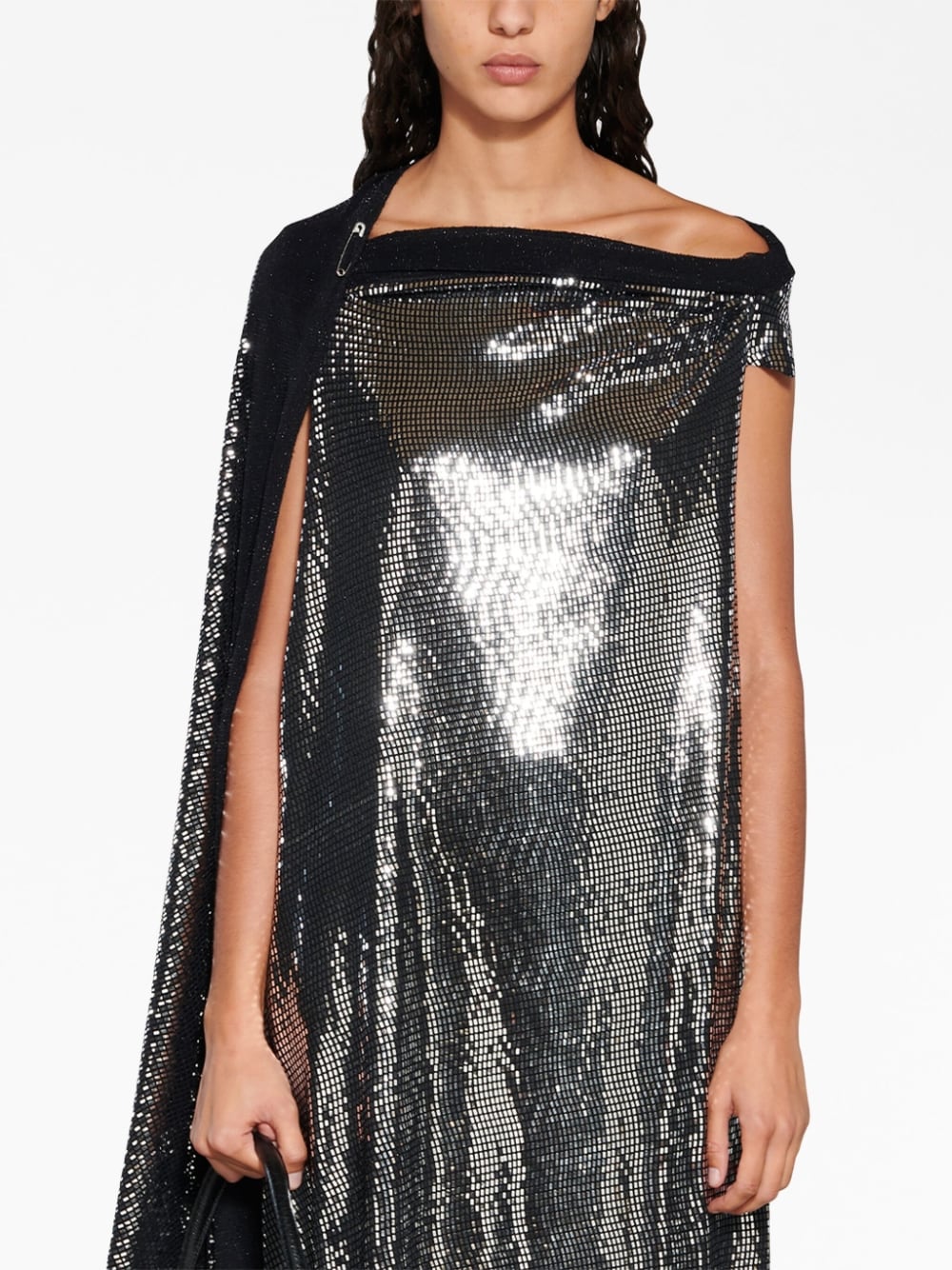 Balenciaga Metallic Effect Midi Dress-Dresses-Balenciaga-38-Urbanheer