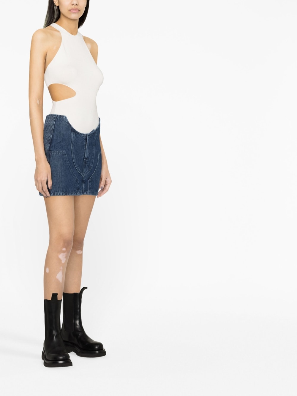 Off White Denim mini skirt-Skirts-Off White-40-Urbanheer