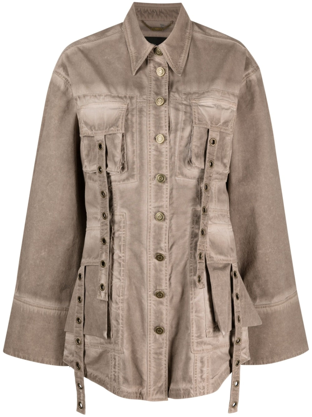 Blumarine Coats Brown-Jackets-Blumarine-38-Urbanheer