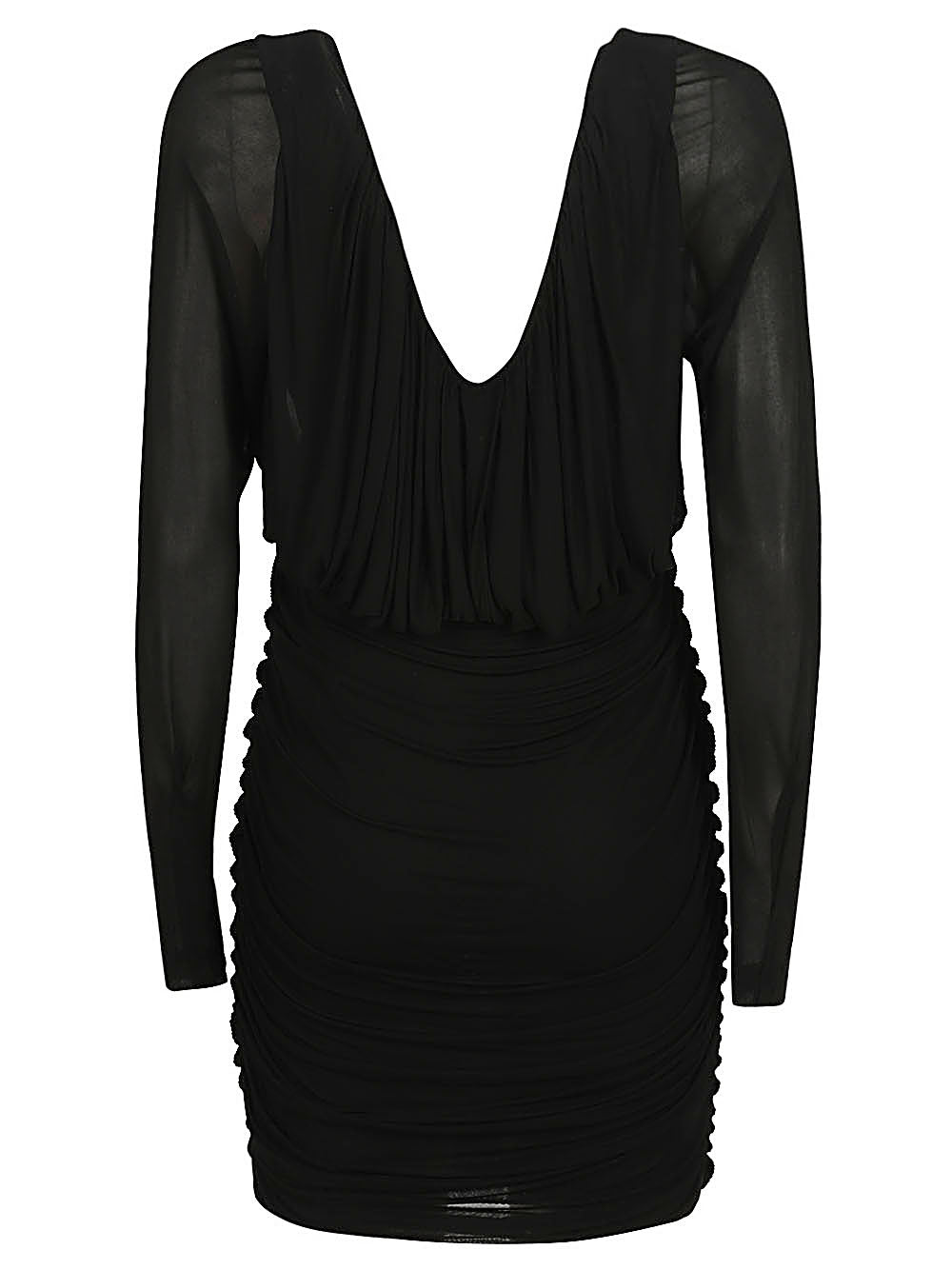 Saint Laurent Short dress with V-neck-Dresses-Saint Laurent-38-Urbanheer