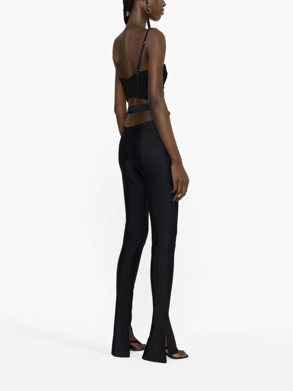 MUGLER Trousers Black-Trousers-Mugler-40-Urbanheer