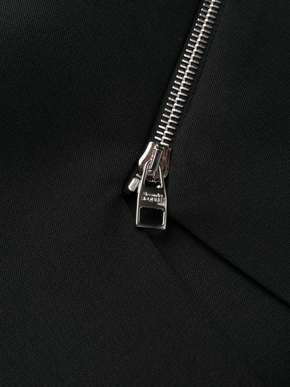 Alexander McQueen zip-embellished Midi Dress-Dresses-Alexander Mcqueen-40-Urbanheer