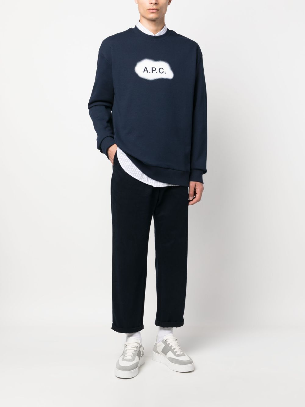 A.P.C. Sweaters Blue-Topwear-A.P.C.-S-Urbanheer