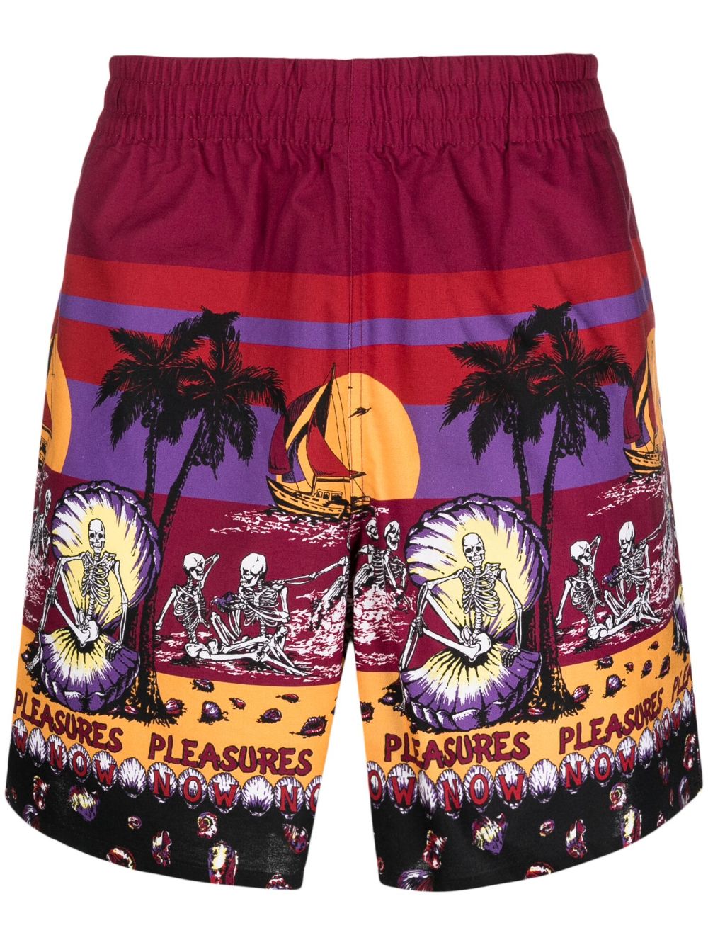 Pleasures Shorts Bordeaux-Short trousers-Pleasures-S-Urbanheer