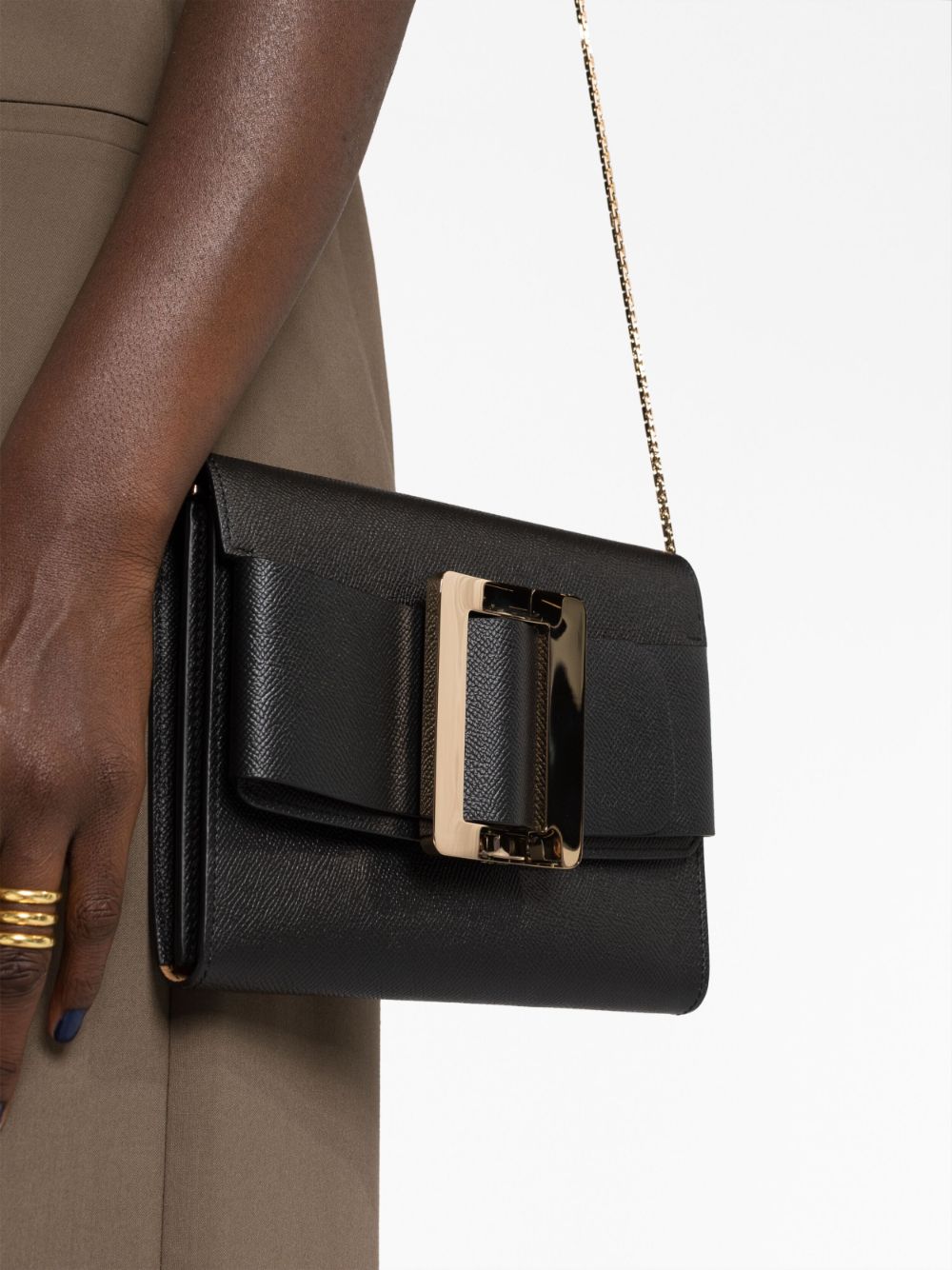 Boyy Buckle Travel Case Epsom Leather Handbag-Clutches-Boyy-UNI-Urbanheer