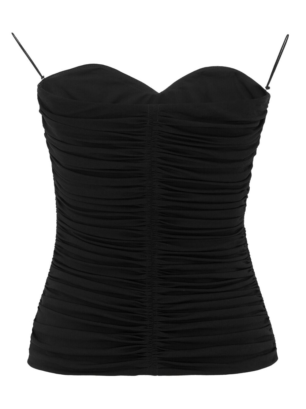Saint Laurent ruched strapless top-Topwear-Saint Laurent-36-Urbanheer