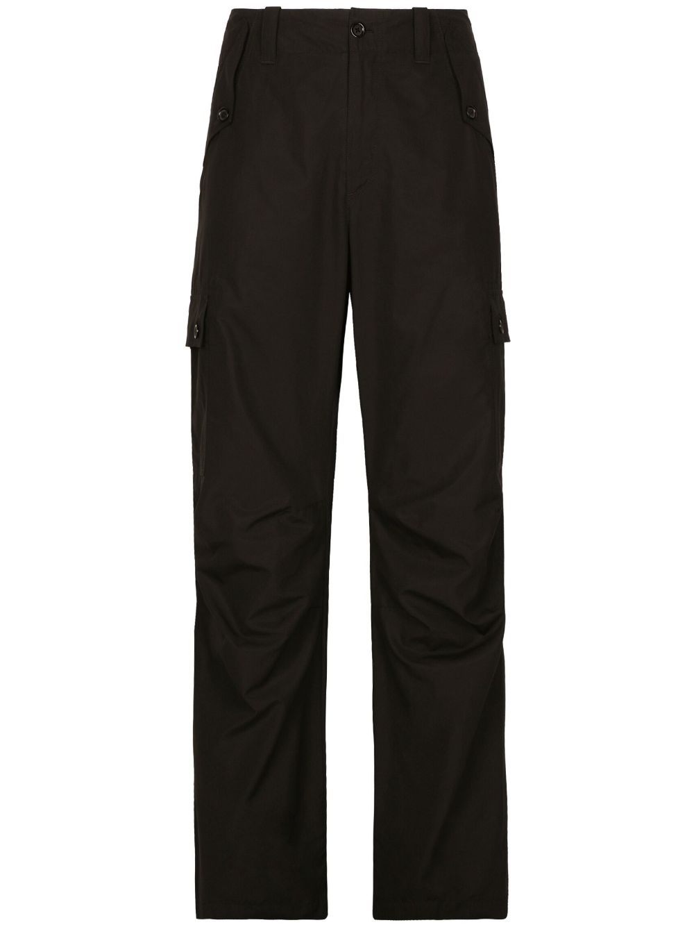 Dolce & Gabbana Cargo With Logo Plaque-Trousers-Dolce & Gabbana-48-Urbanheer