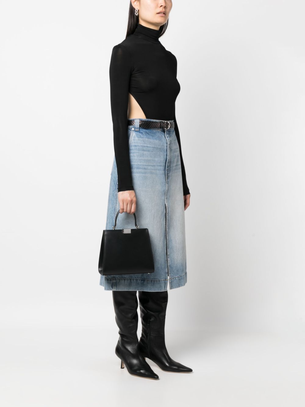 Armarium logo-plaque leather tote bag-Handbag-Armarium-UNI-Urbanheer