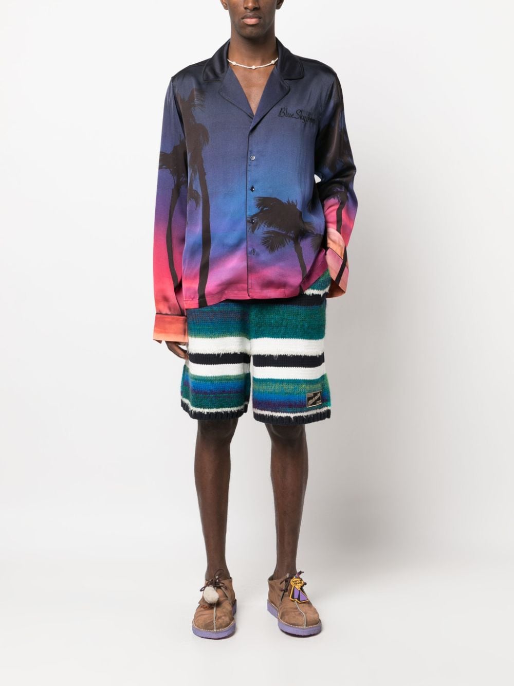 BLUE SKY INN Top Blue-Topwear-Blue Sky Inn-S-Urbanheer