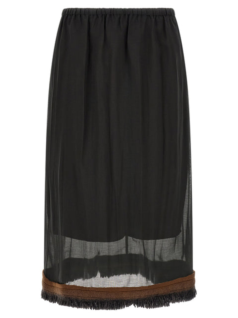 Tela Fringed Detail Ophelia Skirt