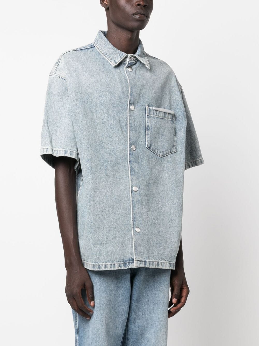 PURPLE BRAND PRE Shirts Denim-Shirts-Purple Brand Pre-S-Urbanheer