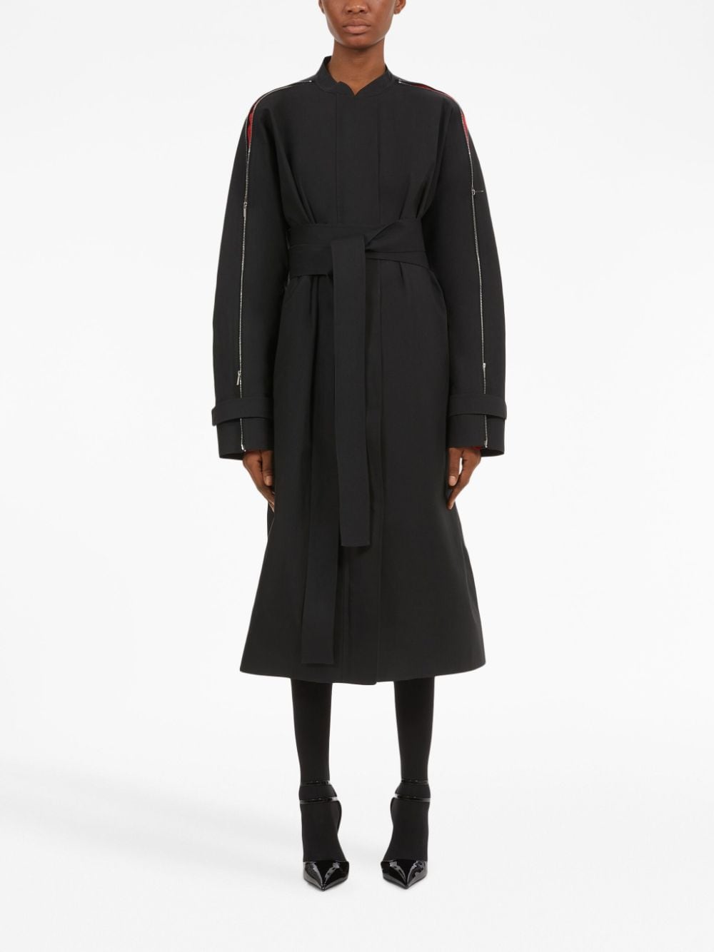 Ferragamo Coats Black-Coats-Ferragamo-40-Urbanheer