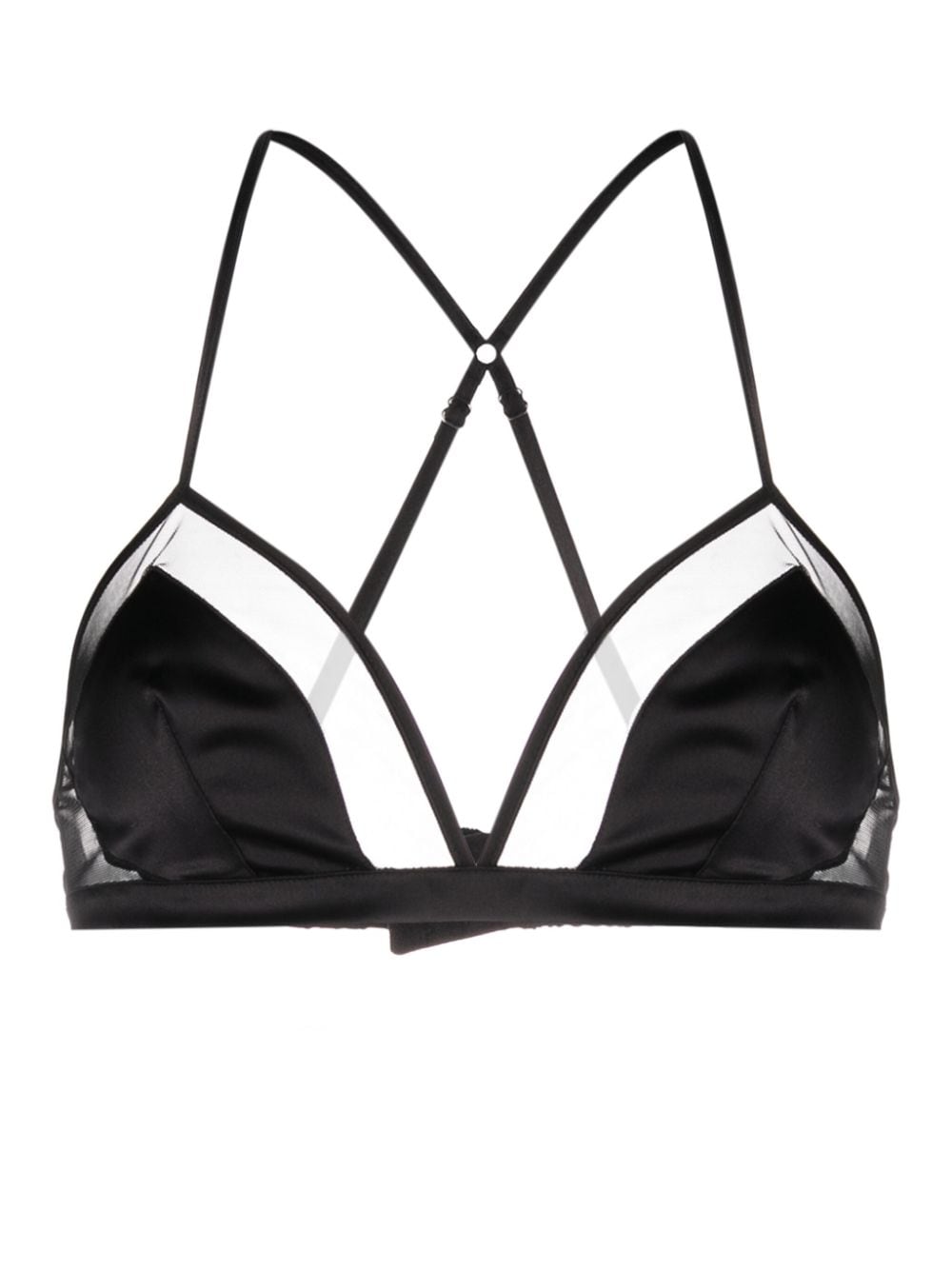 Dolce & Gabbana panelled tulle satin bra-Beachwear & underwear-Dolce & Gabbana-4-Urbanheer
